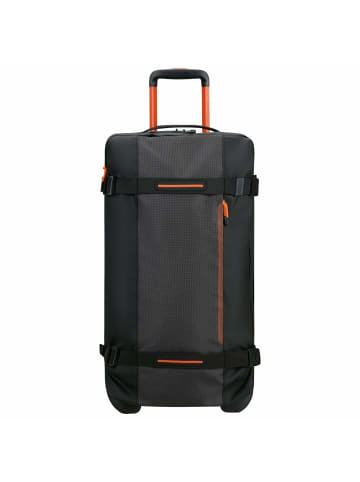 American Tourister Urban Track Limited - Rollenreisetasche M 68 cm in black/orange