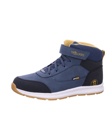 Trollkids Stiefel Stavanger Mid Cut in Blau