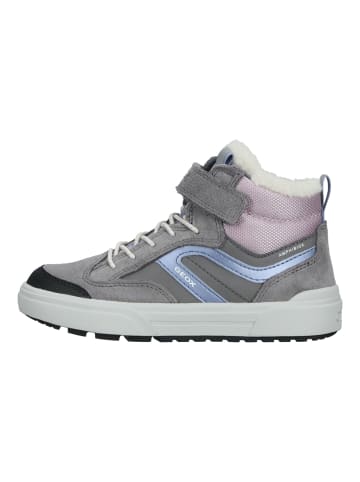 Geox Sneaker in Grau/Pink