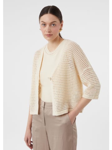 comma Strickjacke 3/4 Arm in Creme