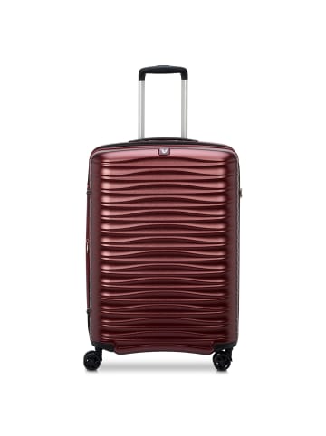 Roncato Wave 4 Rollen Trolley 65 cm mit Dehnfalte in rosso scuro