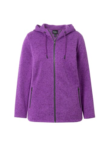 Ulla Popken Sweatjacke in lila