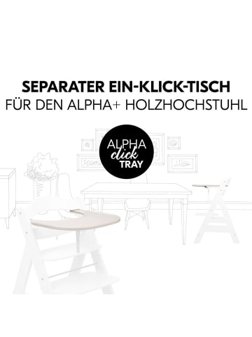 Hauck Essbrett und Tisch für Alpha Hochstuhl (Click in beige