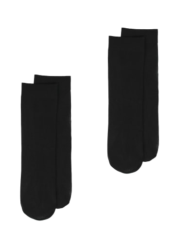 Ulla Popken Socken in schwarz