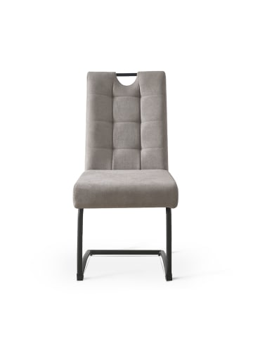 B&D Home 2er-Set: Esszimmerstuhl SOFIA in Grau - (B)48 x (H)96 x (T)60 cm
