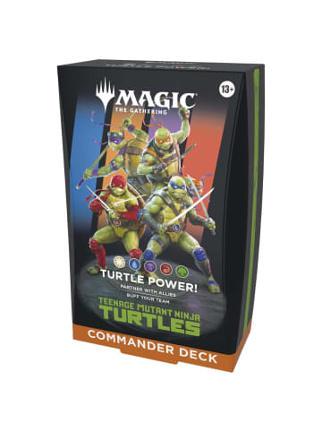 MAGIC THE GATHERING Teenage Mutant Ninja Turtles Commander Deck Turtle-Power Englische Version 13+