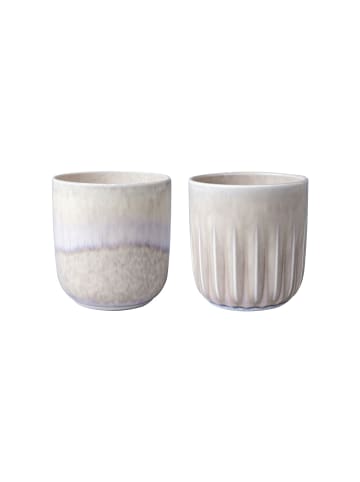 like. by Villeroy & Boch 2er Set Becher Set Perlemor 290 ml in beige