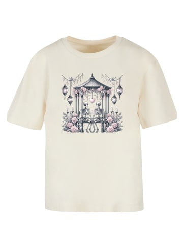 F4NT4STIC Tee Skelett Paar Valentinstag in Whitesand