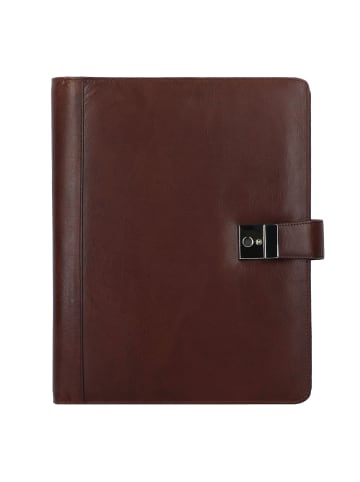 Alassio Schreibmappe Leder 28 cm in braun