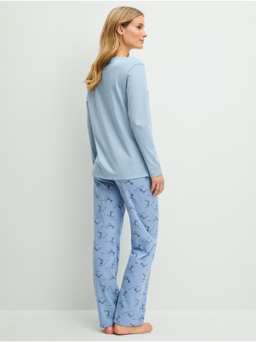 Calida Pyjama in dusty grey