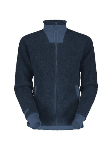 SCOTT W DEFINED HERITAGE PILE JACKET in Blau