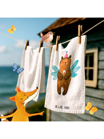 Mr. & Mrs. Panda Mini-Handtuch Bär Zahnfee ohne Spruch in Weiß