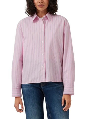 S.OLIVER RED LABEL Langarmbluse in pink
