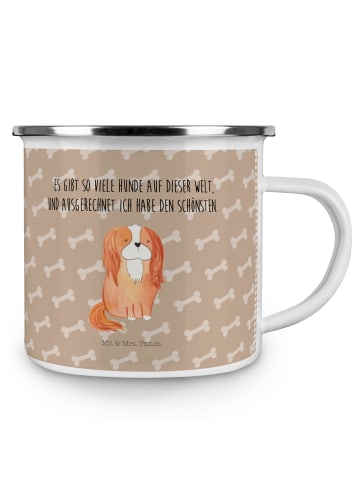 Mr. & Mrs. Panda Camping Emaille Tasse Hund Cavalier King Charle... in Hundeglück