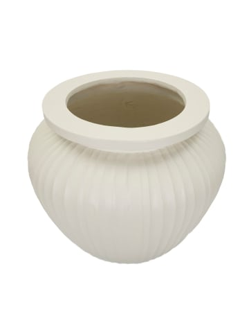 Mauro Ferretti Cremefarbene Magnesiumvase, ø 48x38 cm