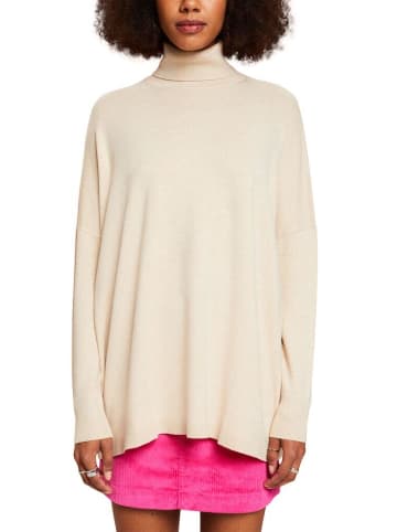 ESPRIT Pullover in cream beige