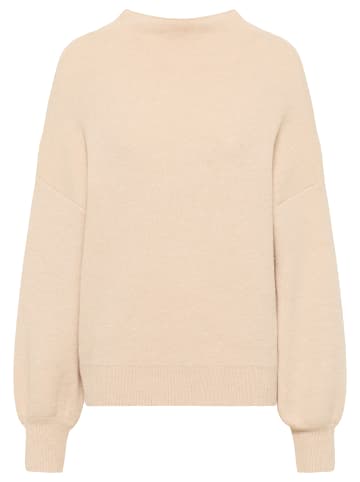 RISA Oversized Strick Pullover in Beige