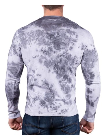 Cipo & Baxx Herren Regular Fit Longsleeve in Grey