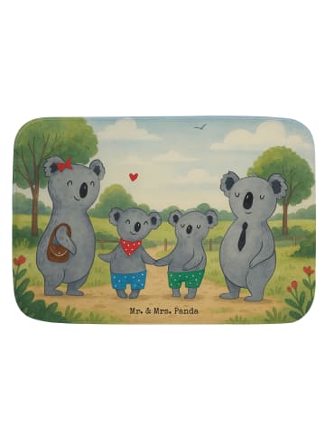 Mr. & Mrs. Panda Badezimmerteppich Koala Familie zwei Design ohn... in Weiß