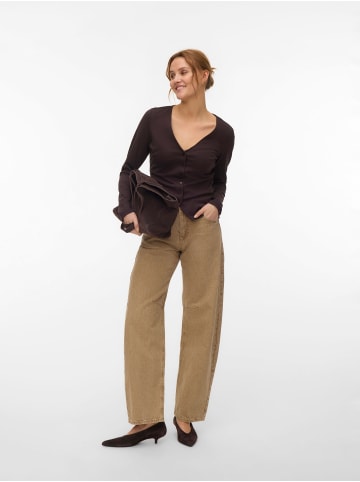 Vero Moda Strickjacke in Chocolate Torte