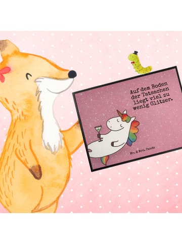 Mr. & Mrs. Panda arbeitsunterlage Einhorn Blümchentail Design mit Sp... in Weiß