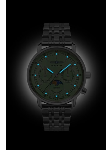 Zeppelin Uhr in Grün