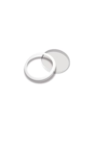 URSUS Laternendeckel &-Boden, Ø15,3cm, Weiß, 1Paar - ab 3 Jahren