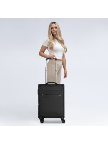 Worldpack Chicago 4 Rollen Kabinentrolley S 55 cm in black