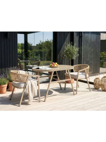 Beliani 3-tlg Bistro Set MUROS in Beige