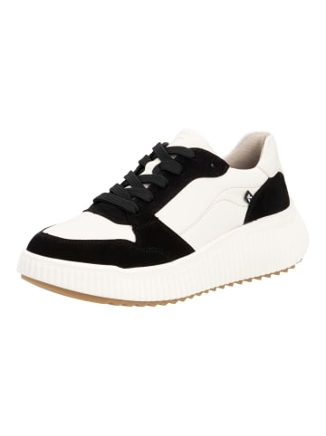 rieker Sneaker in Schwarz/Weiß