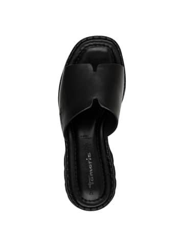 Tamaris Pantolette in BLACK LEATHER