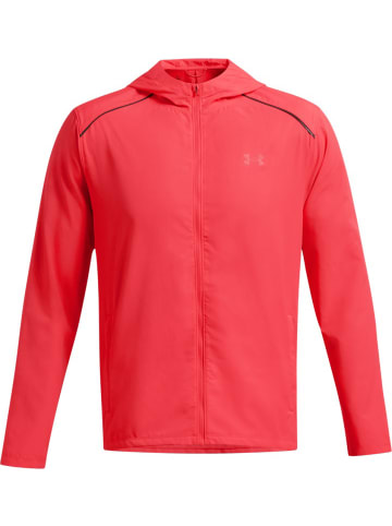 Under Armour Softshelljacke "Ua Launch Hooded Jacket" in Rot