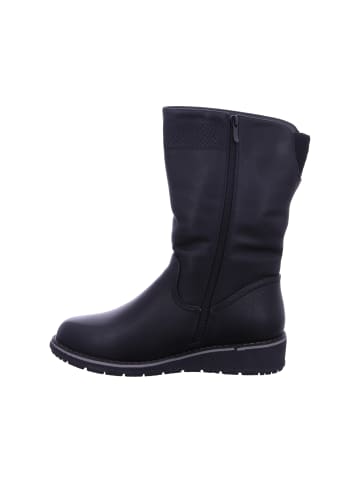 Scandi Stiefel Mit Keil in schwarz