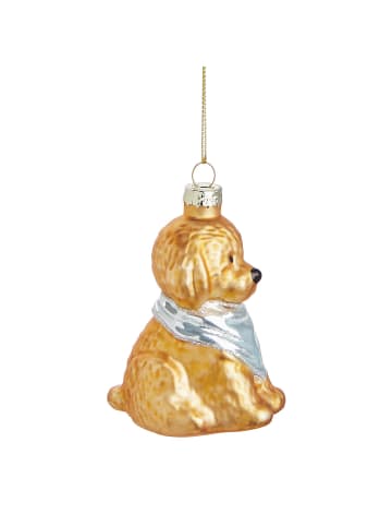Butlers Anhänger HANG ON Hund mit Halstuch in Hellbraun