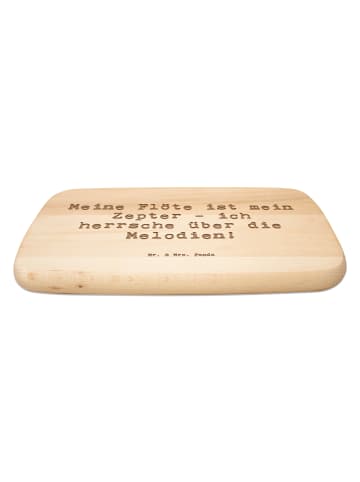 Mr. & Mrs. Panda Küchenbrett Holz Spruch Flötenzauber mit Spruch in Transparent