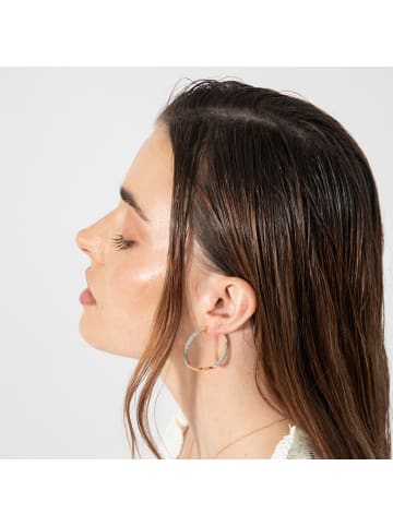 Luxenter Ohrringe Dakrim mit 18 Karat Gelbgold-Finish – DAKRIM