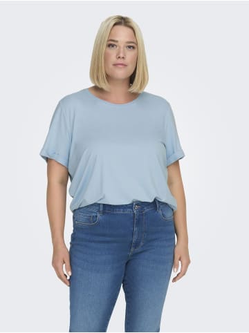 ONLY Carmakoma T-shirt in Powder Blue 1