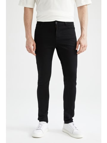 DeFacto Skinny-fit-Jeans SUPER SKINNY FIT DENIM in Schwarz