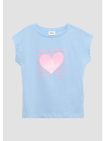 s.Oliver T-Shirt in 5327_himmelblau