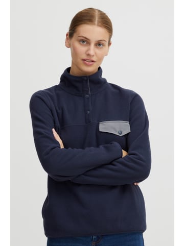 Oxmo Fleecejacke OXNyfine in Dunkelblau