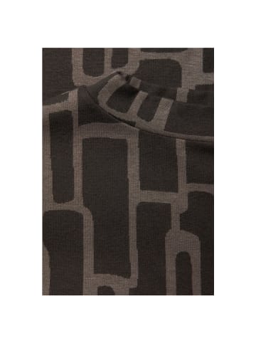 Street One Langarmshirt in darkest brown