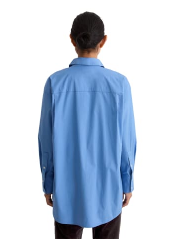 Marc O'Polo Boyfriend Hemdbluse O-Shape in Cloudless Blue