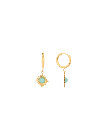 Luxenter Ohrringe Daoni mit 18 Karat Goldfinish – DAONI