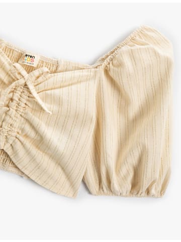 KOTON Bluse in Gelb Gestreift