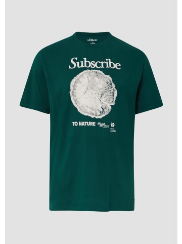 s.Oliver T-Shirt in 79D1_tannengrün