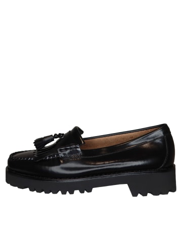 G.H. Bass & Co. Loafer Weejuns 90s Esther Kiltie in Black Leather