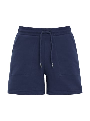 Threadbare Sweatshorts THB Spencer Jersey Tie Waist Short in blau-schwarz