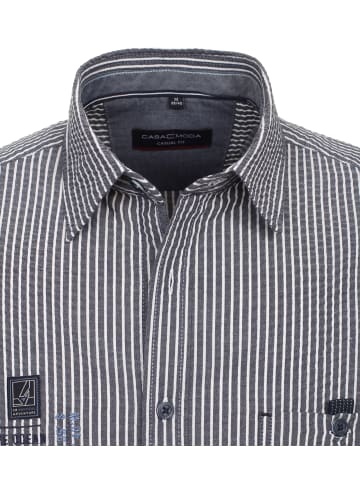 CASAMODA Freizeithemd in Mittelblau