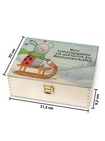 Mr. & Mrs. Panda Tee Organizer Smörle Rodeln Design mit Spruch in Weiß