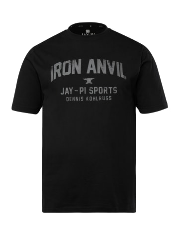 JP1880 Kurzarm T-Shirt in schwarz